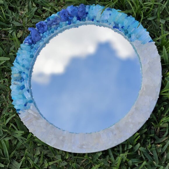 Mirror Round crystals NEW - Picture 1 of 6